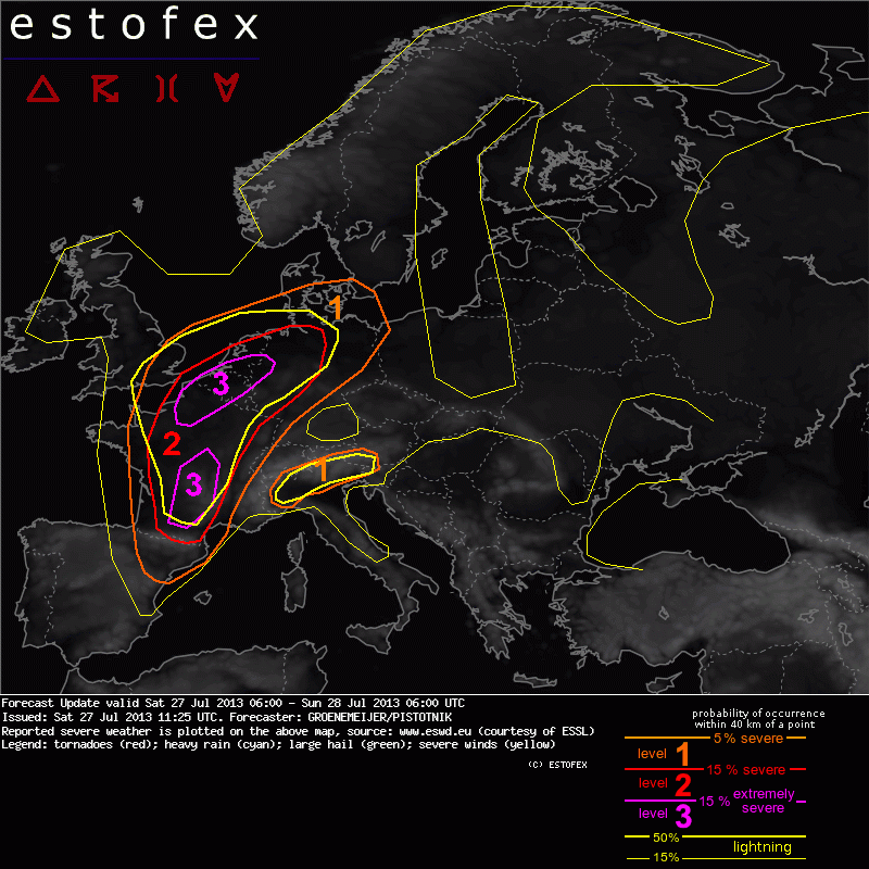 [Alerte OFF] Risque d'orages extrême sur le Nord et le Centre-Ouest de la France [OPEN] Showforecast.cgi?lightningmap=yes&fcstfile=2013072806_201307271125_3_forecastupdate