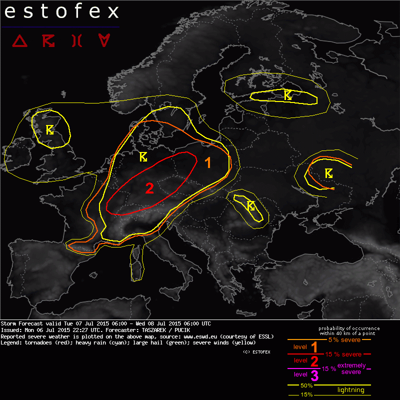 Luglio 2015: Europa ... Omega Ridge Heatwave Bolla calda  - Pagina 5 Showforecast.cgi?lightningmap=yes&fcstfile=2015070806_201507062227_2_stormforecast