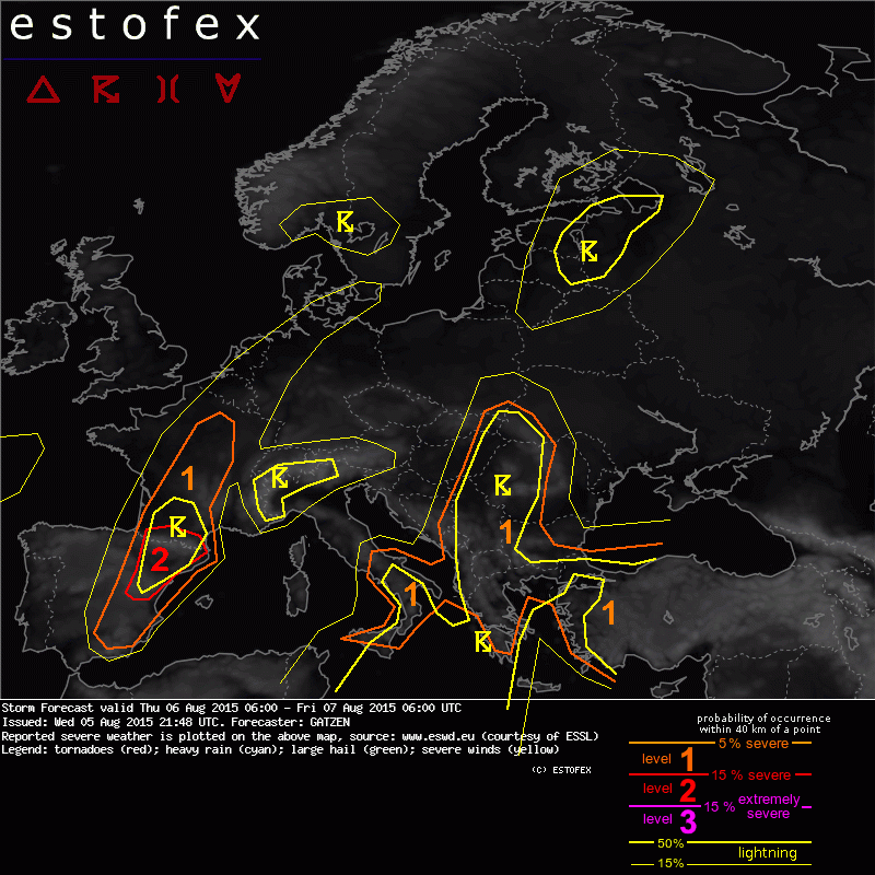 SW central Europe: July 2015 Jet Stream zonal Flow frontal Zone 02 - Pagina 3 Showforecast.cgi?lightningmap=yes&fcstfile=2015080706_201508052148_2_stormforecast